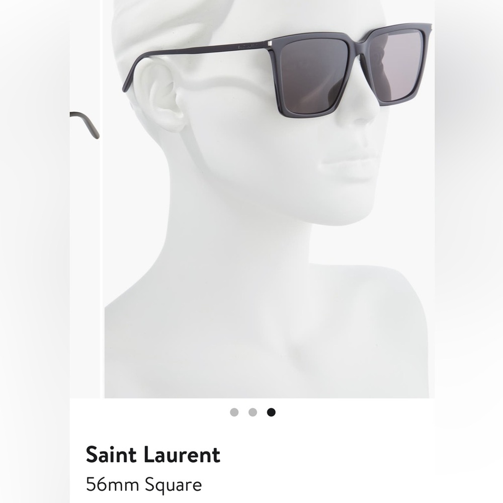 YSL black square sunglasses Saint Laurent